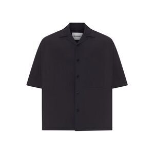 Jil Sander Men Oversized Cotton Poplin Shirt